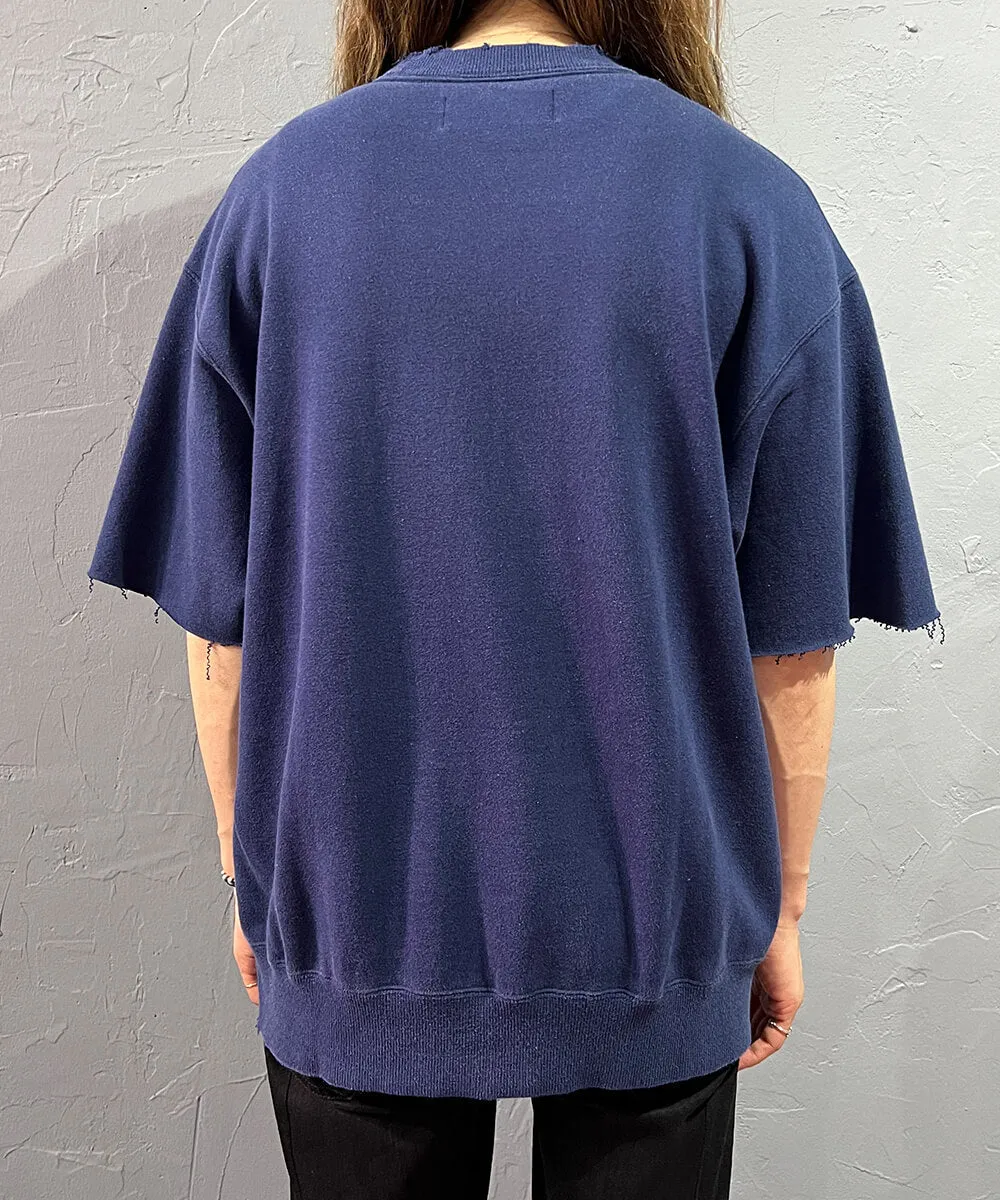 【60%OFF】Vintage crew neck half sleeve sweat (HARPY) - NAVY