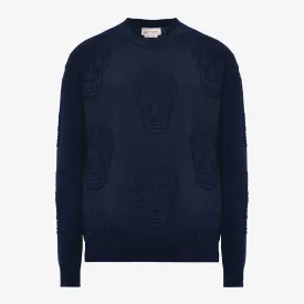 Alexander McQueen Textured Skull Knitwear