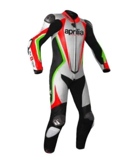 APRILIA MEN MOTORCYCLE LEATHER RACING SUIT