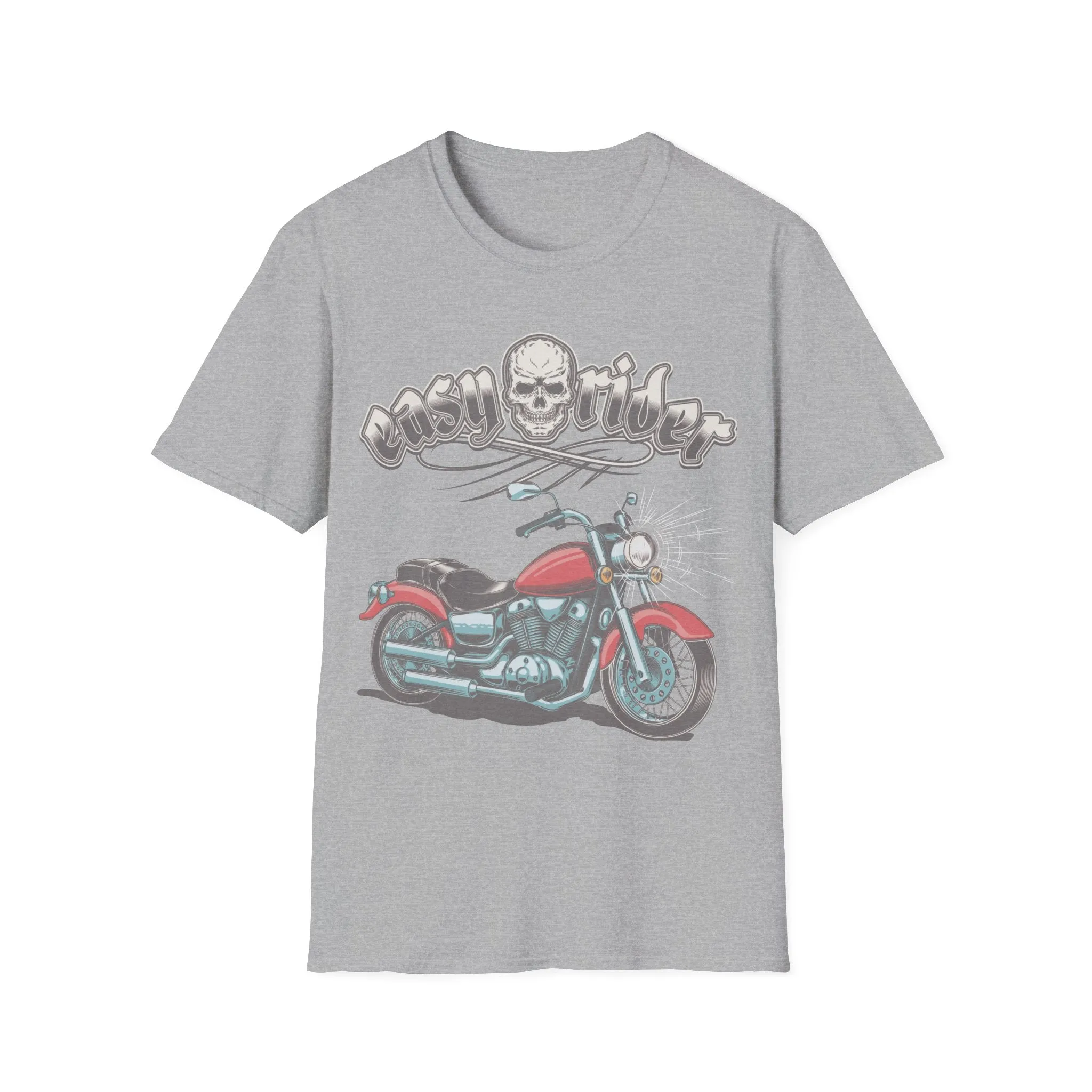 Biker T Shirt  Ring Spun Cotton Easy Rider