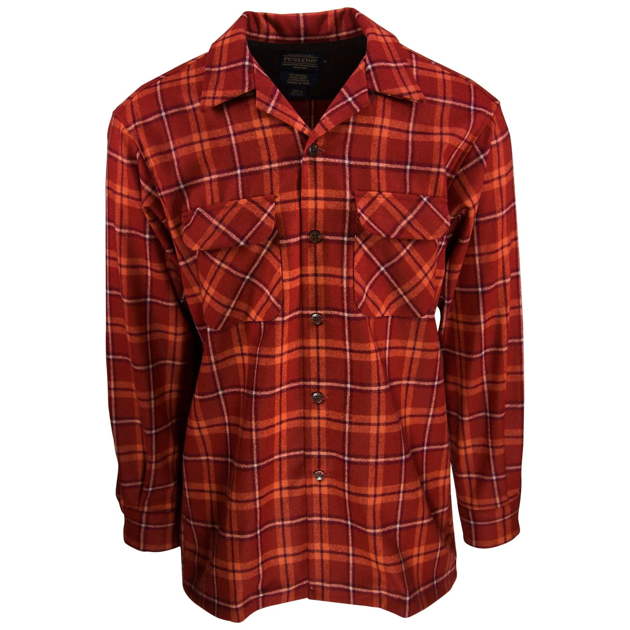 Board Shirt Copper Plaid