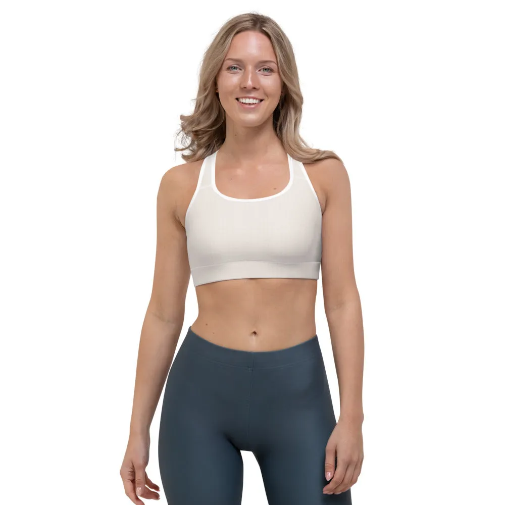 Coco Cream Sports Bra