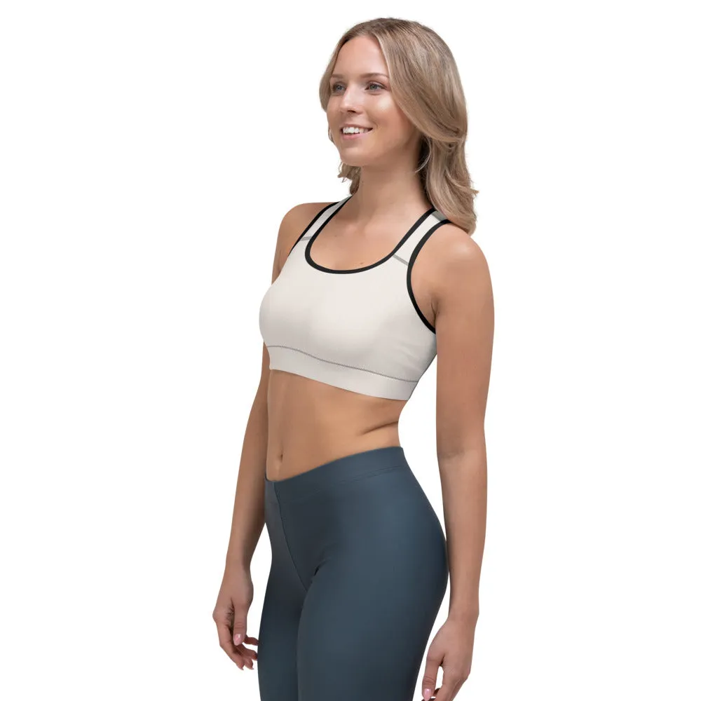 Coco Cream Sports Bra