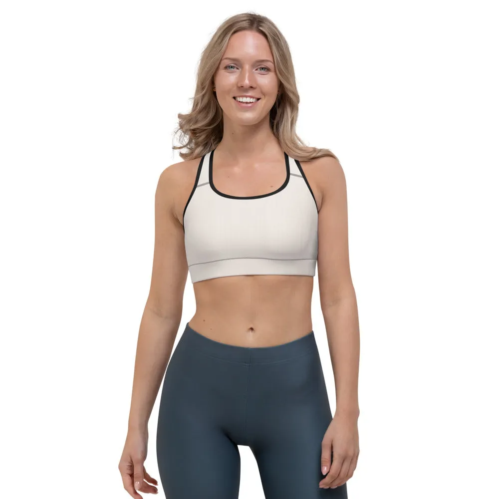 Coco Cream Sports Bra