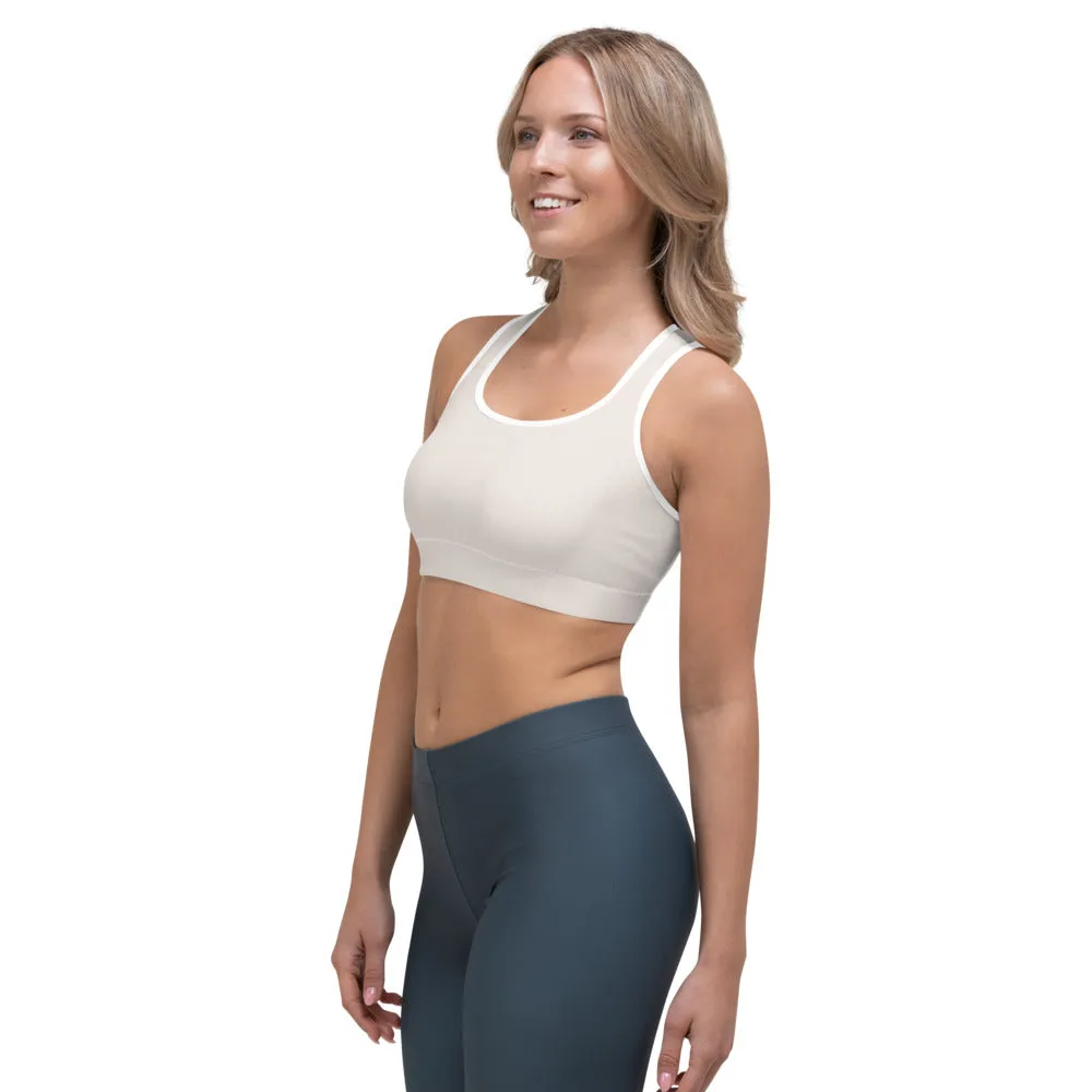 Coco Cream Sports Bra