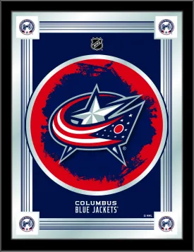 Columbus Blue Jackets Holland Bar Stool Co. Collector Logo Mirror (17" x 22")