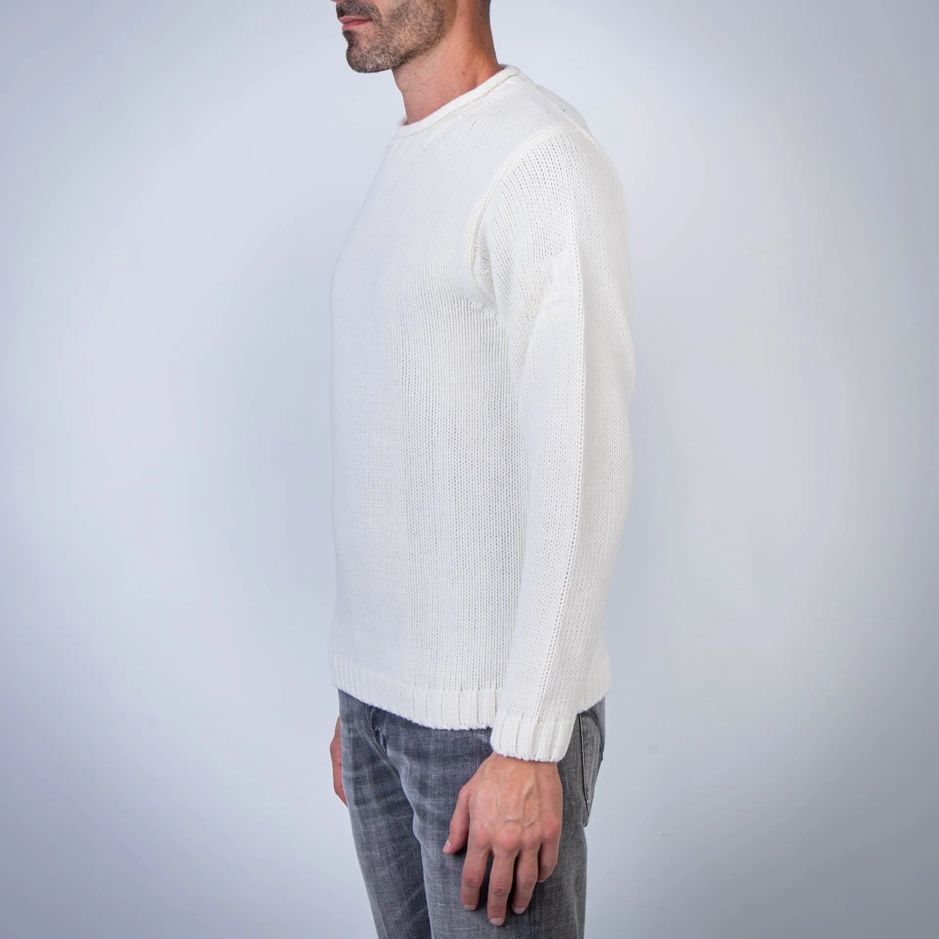 C.P. COMPANY SWEATER 17CMKN171A-110149A 103 IVORY