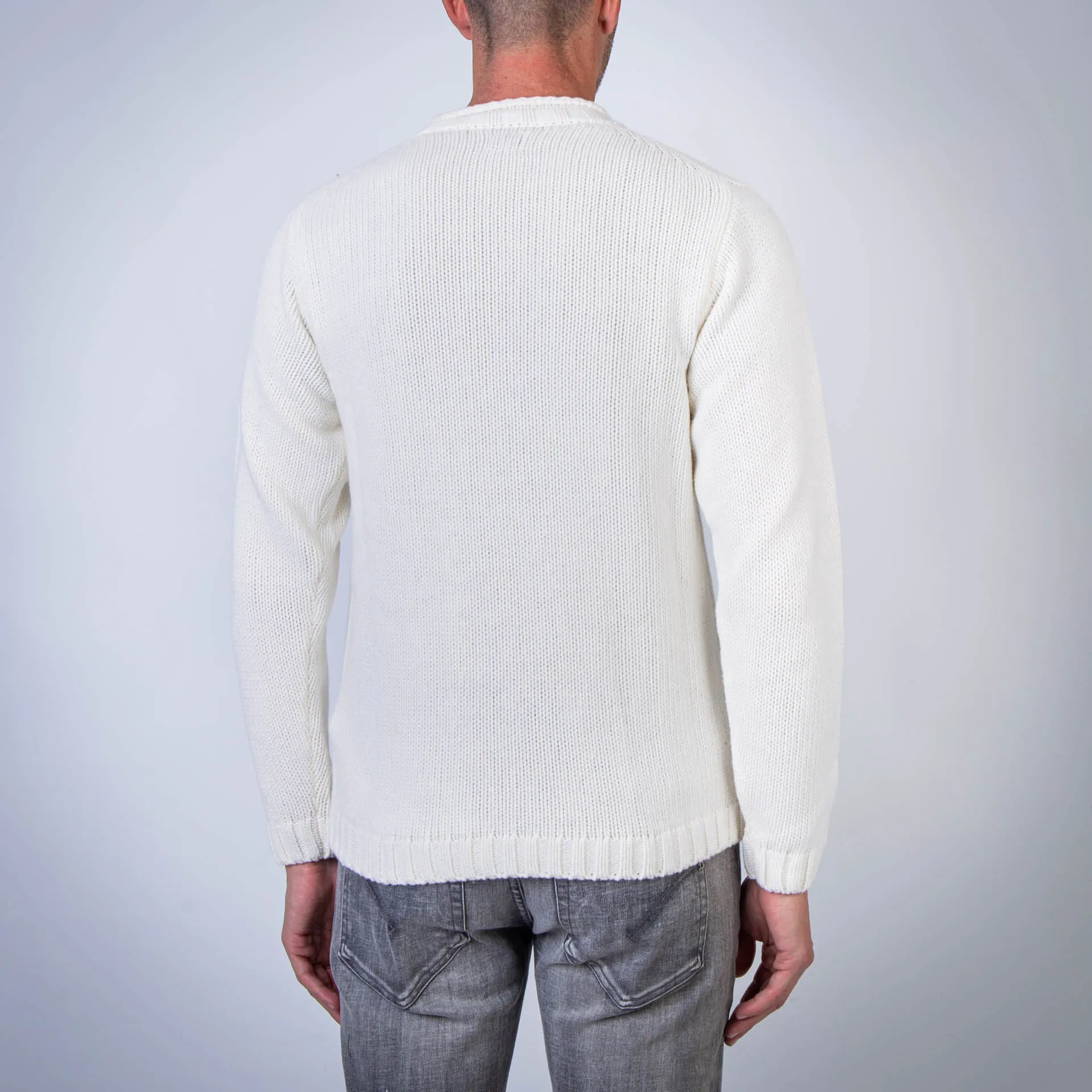 C.P. COMPANY SWEATER 17CMKN171A-110149A 103 IVORY