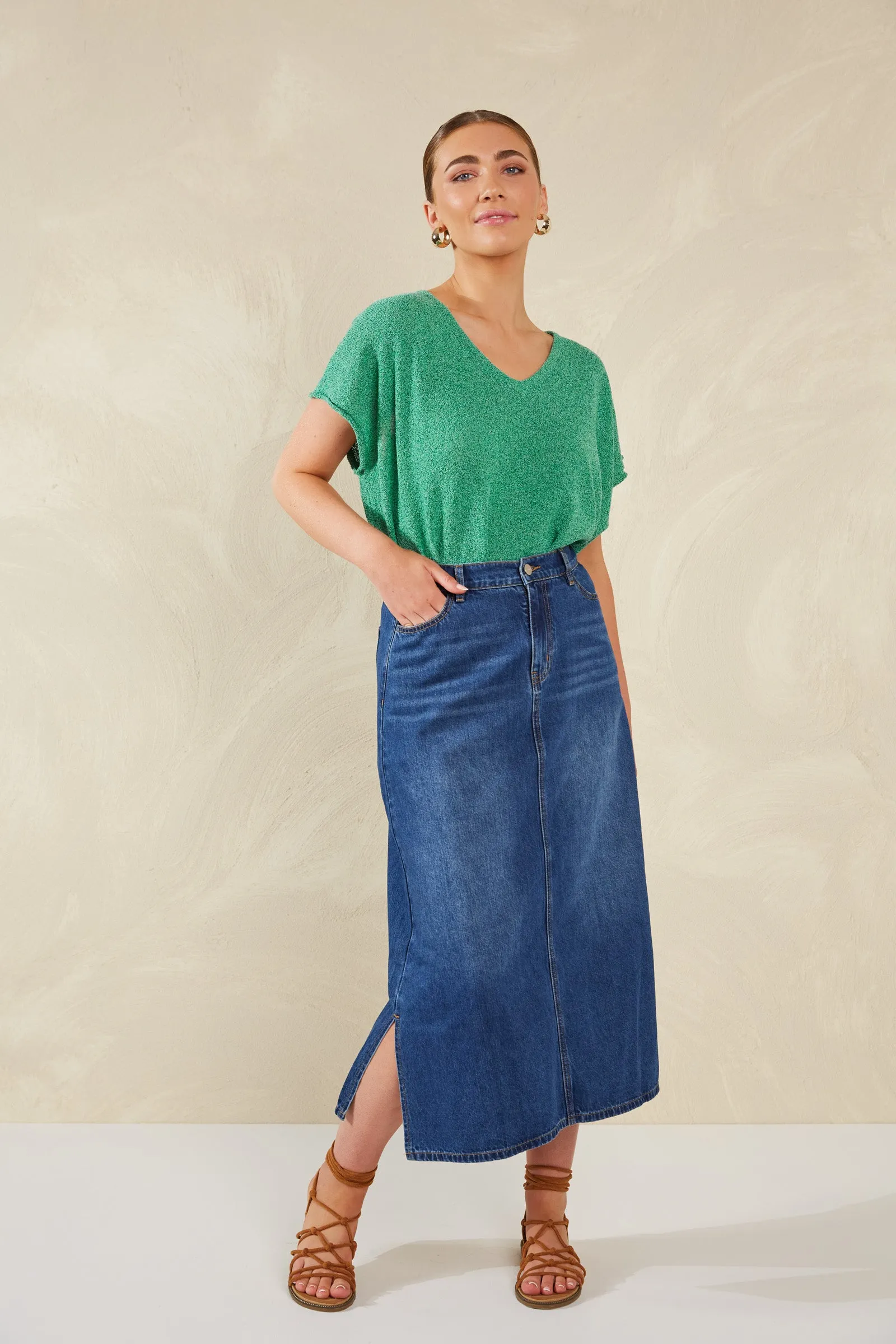 Dalton Denim Skirt