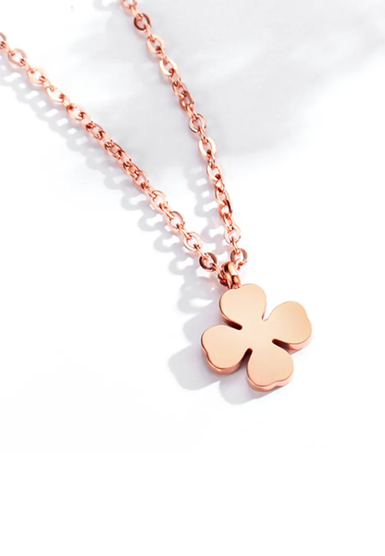 Destiny Dainty Four Leaf Clover Necklace