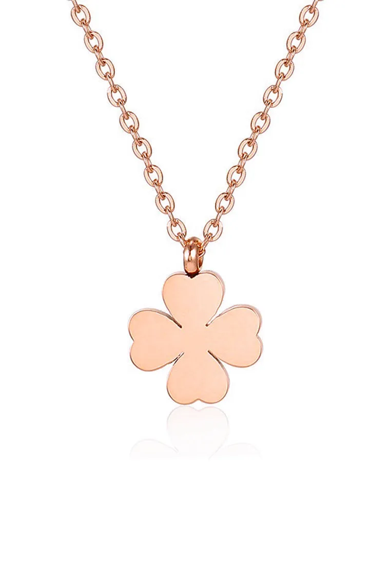 Destiny Dainty Four Leaf Clover Necklace