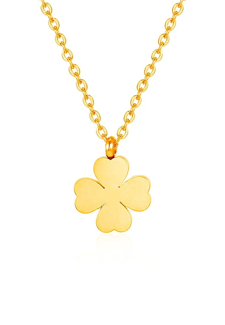 Destiny Dainty Four Leaf Clover Necklace