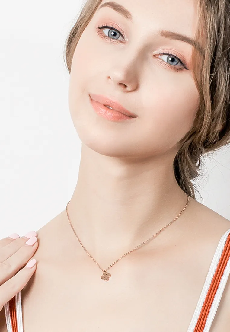 Destiny Dainty Four Leaf Clover Necklace