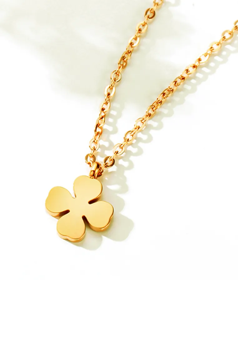 Destiny Dainty Four Leaf Clover Necklace