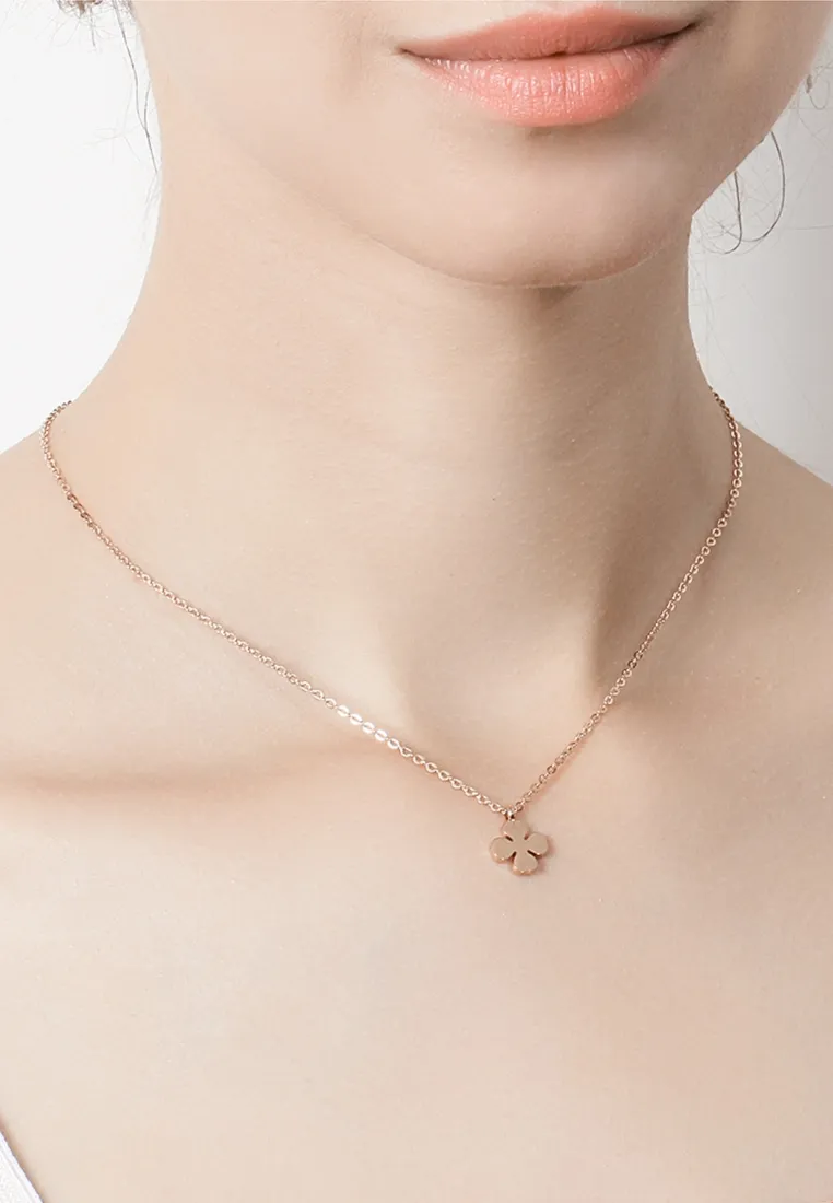 Destiny Dainty Four Leaf Clover Necklace