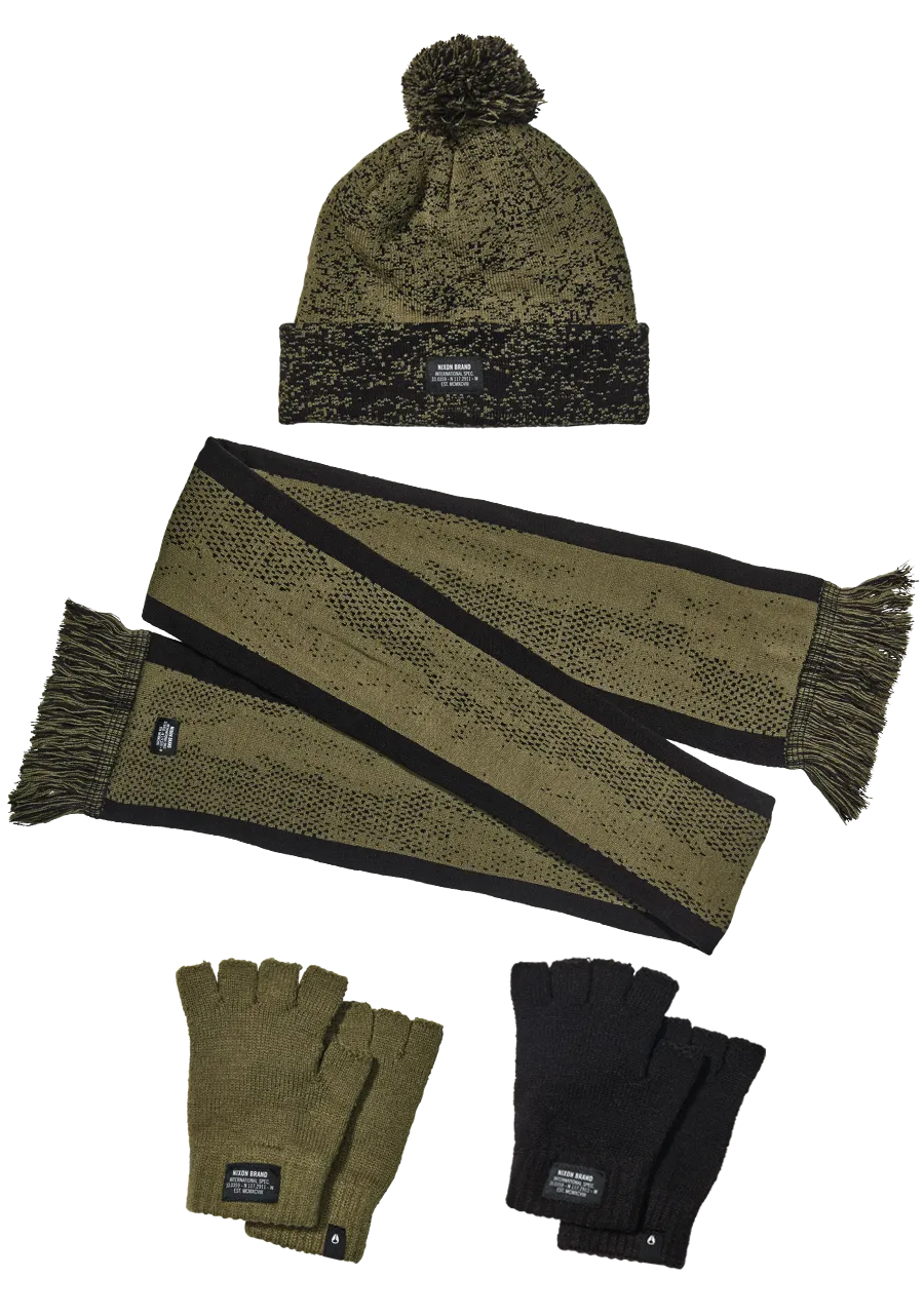 Drifter Beanie - Olive Dot Camo