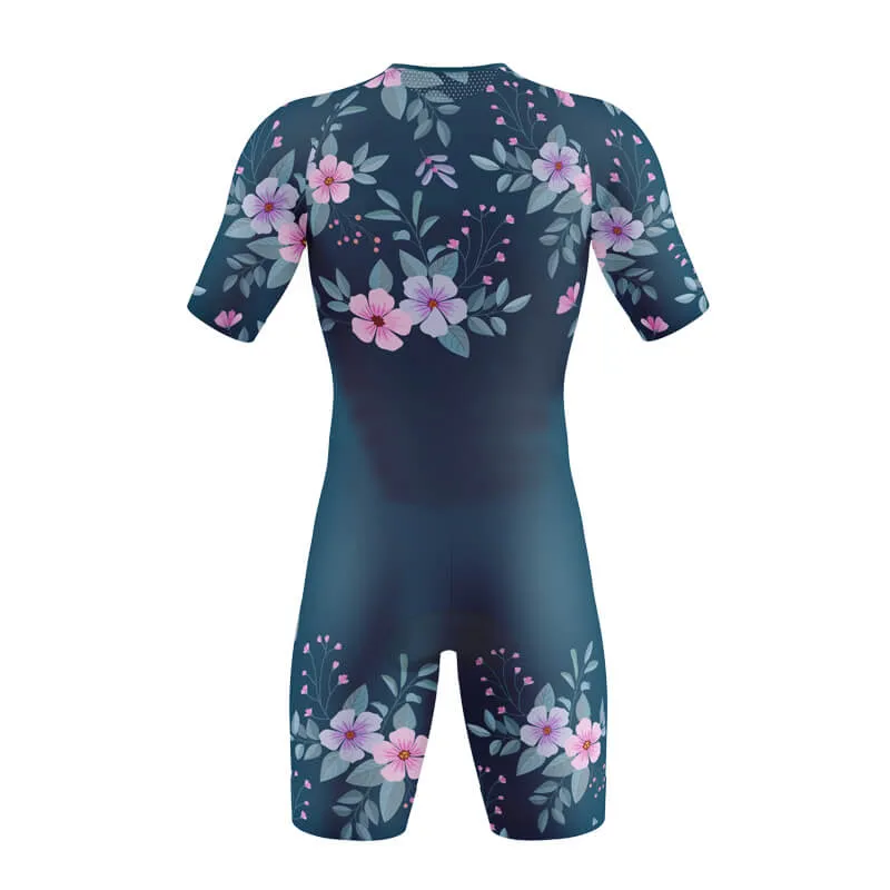 Floral Neck (Blossom) Tri-Suit