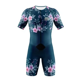 Floral Neck (Blossom) Tri-Suit