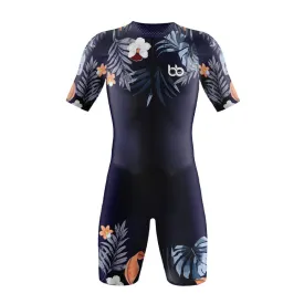 Floral Neck (Mystic) Tri-Suit