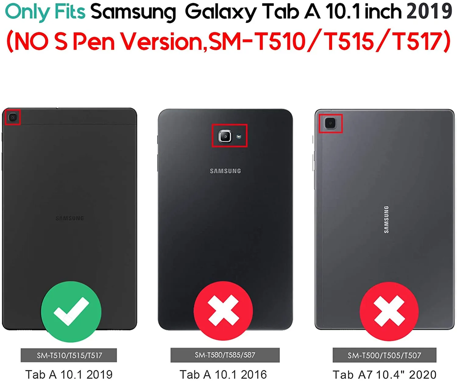 Galaxy Tab A 10.1 2019 T510/ T515/ T517 Slim Case | ProCase