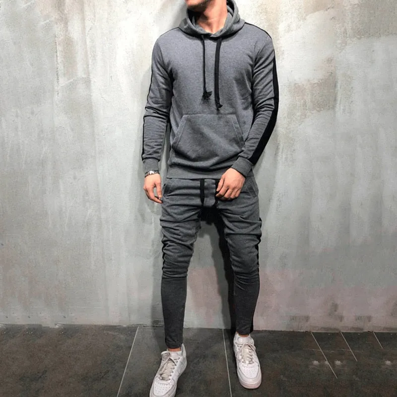 Hoodie Superstar Two Piece Stripe Sweat Suit