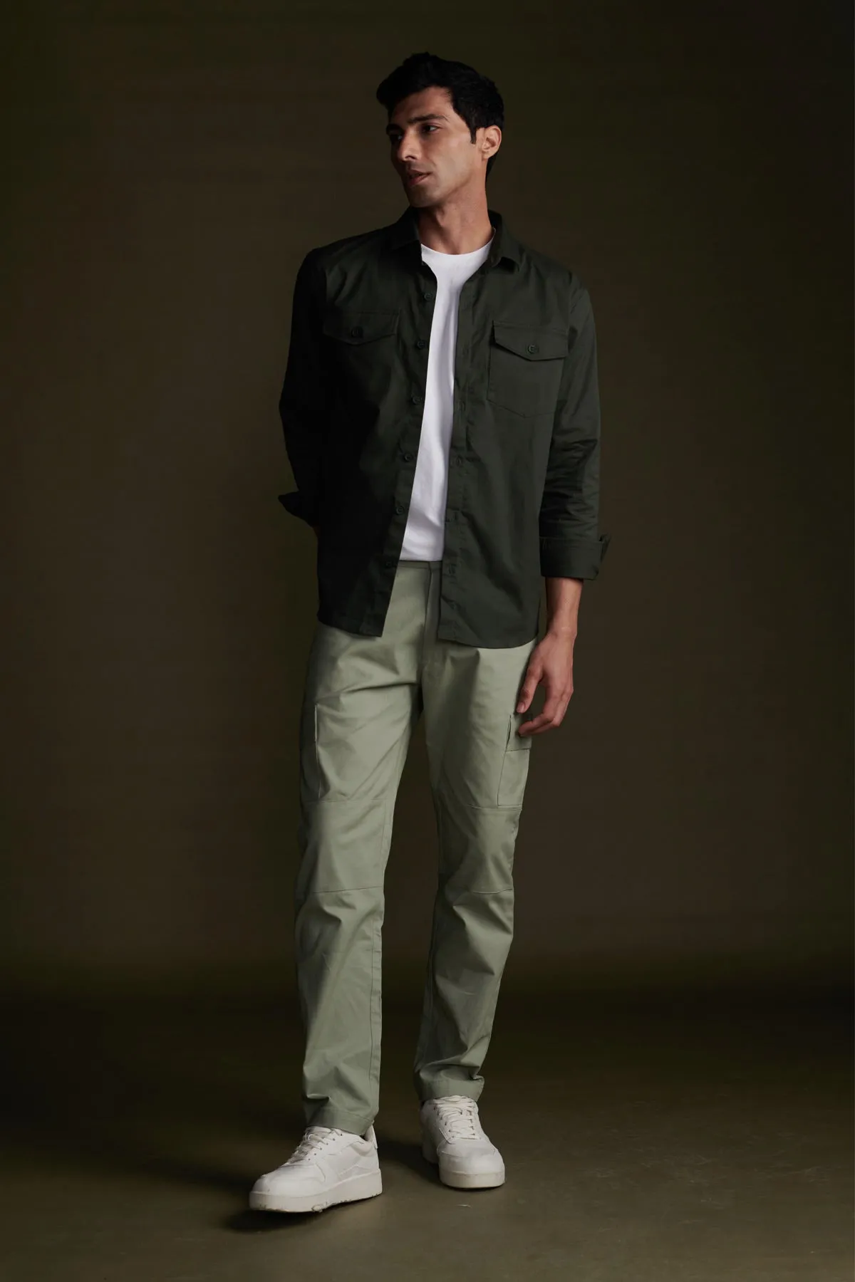 Juniper Green Overshirt