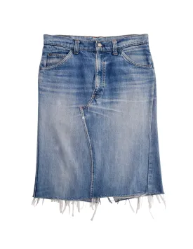 Maison Martin Margiela Vintage SS 1994 does 1989 Deconstructed Denim Skirt