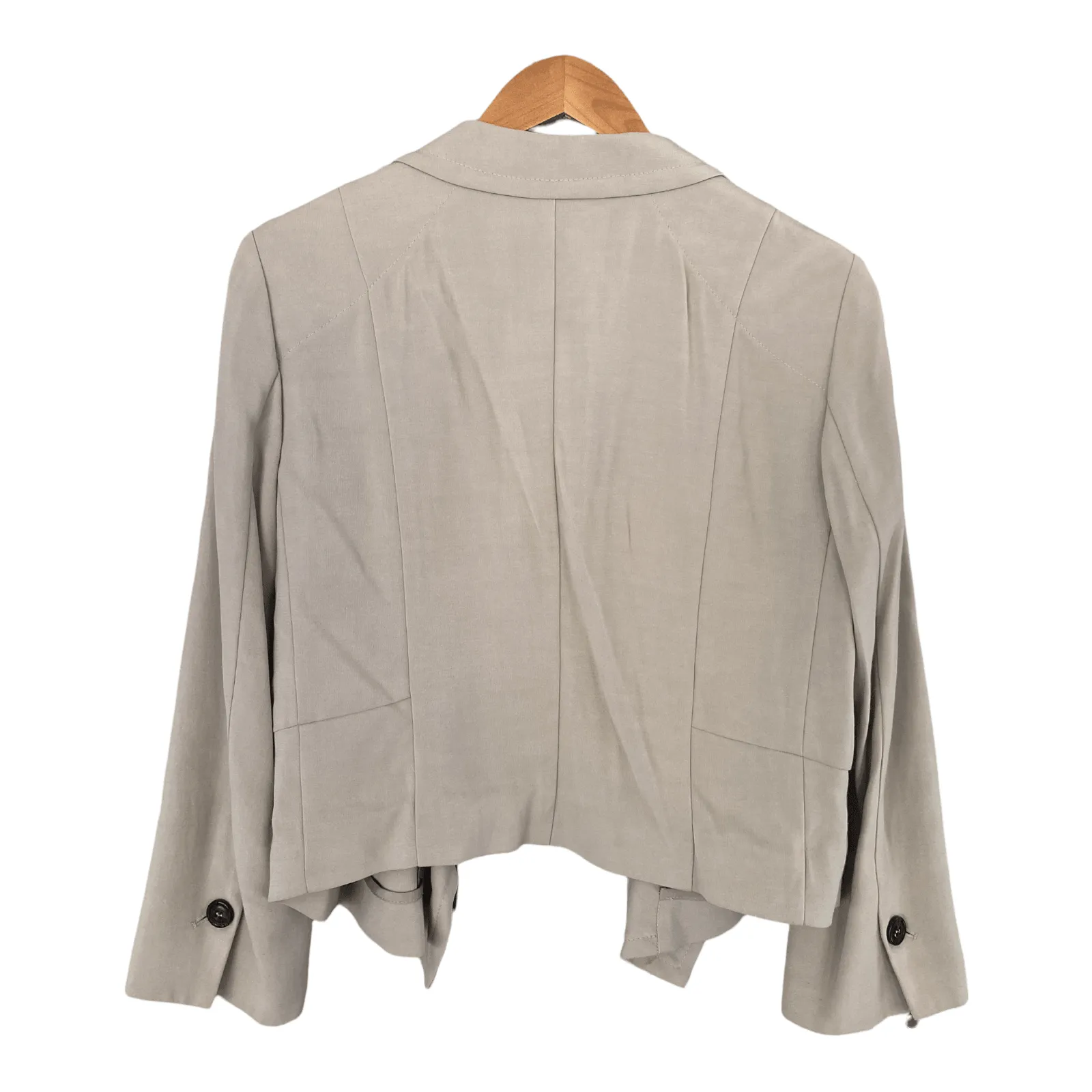 Marccain Cropped Jacket Taupe Size N3 (UK12) BNWT RRP £265