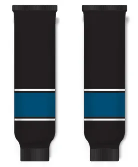 Modelline 2023 Columbus Blue Jackets Reverse Retro Black Knit Ice Hockey Socks