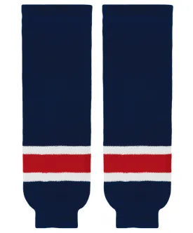 Modelline Columbus Blue Jackets Navy Knit Ice Hockey Socks