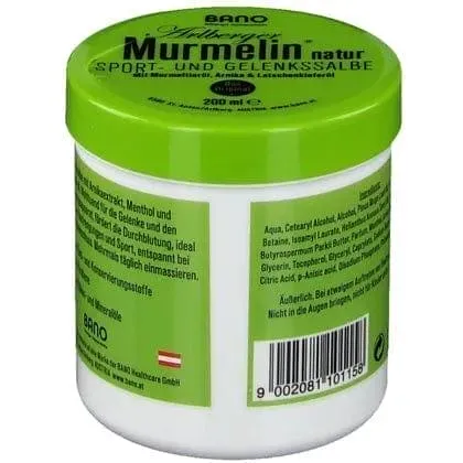 MURMELIN NATURAL MARMOT OINTMENT