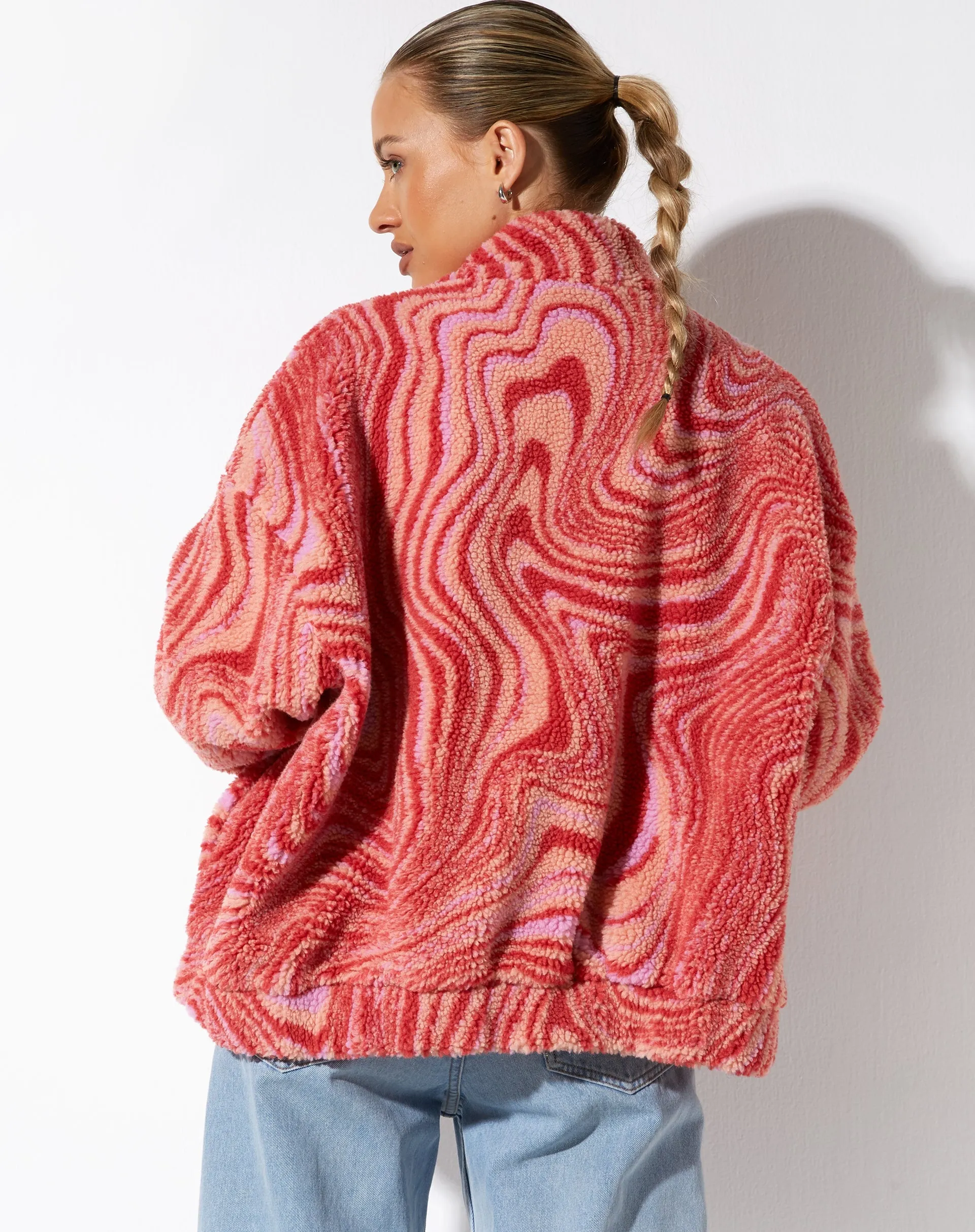 Nereo Jacket in Ripple Pink