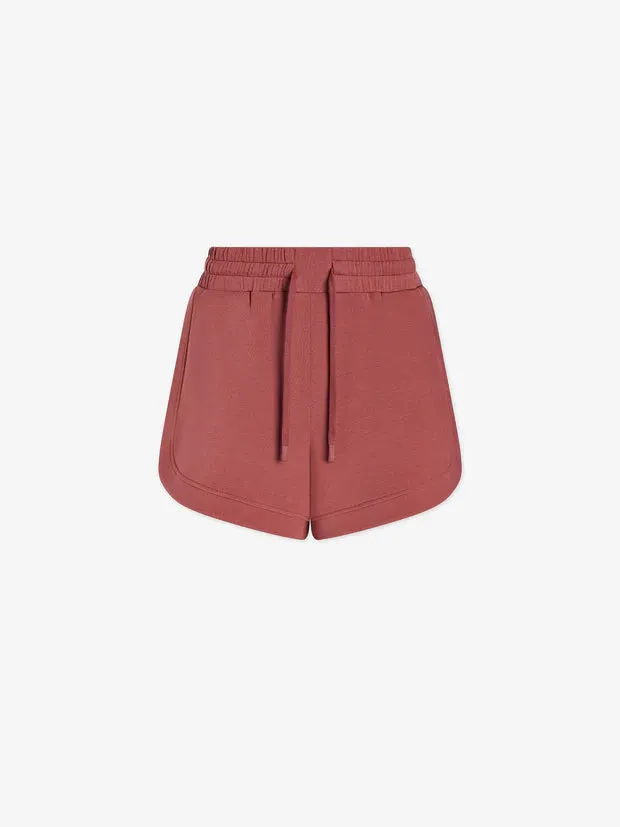 Ollie High Rise Short 3.5" in WITHERED ROSE