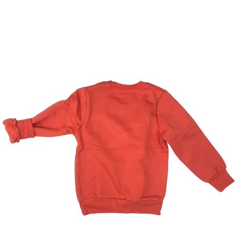 Orange Roar Fleece Sweat Shirt