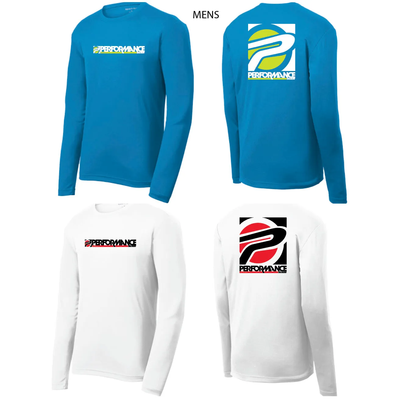 Performance Ski and Surf Mens DryFit Long Sleeve Shirts