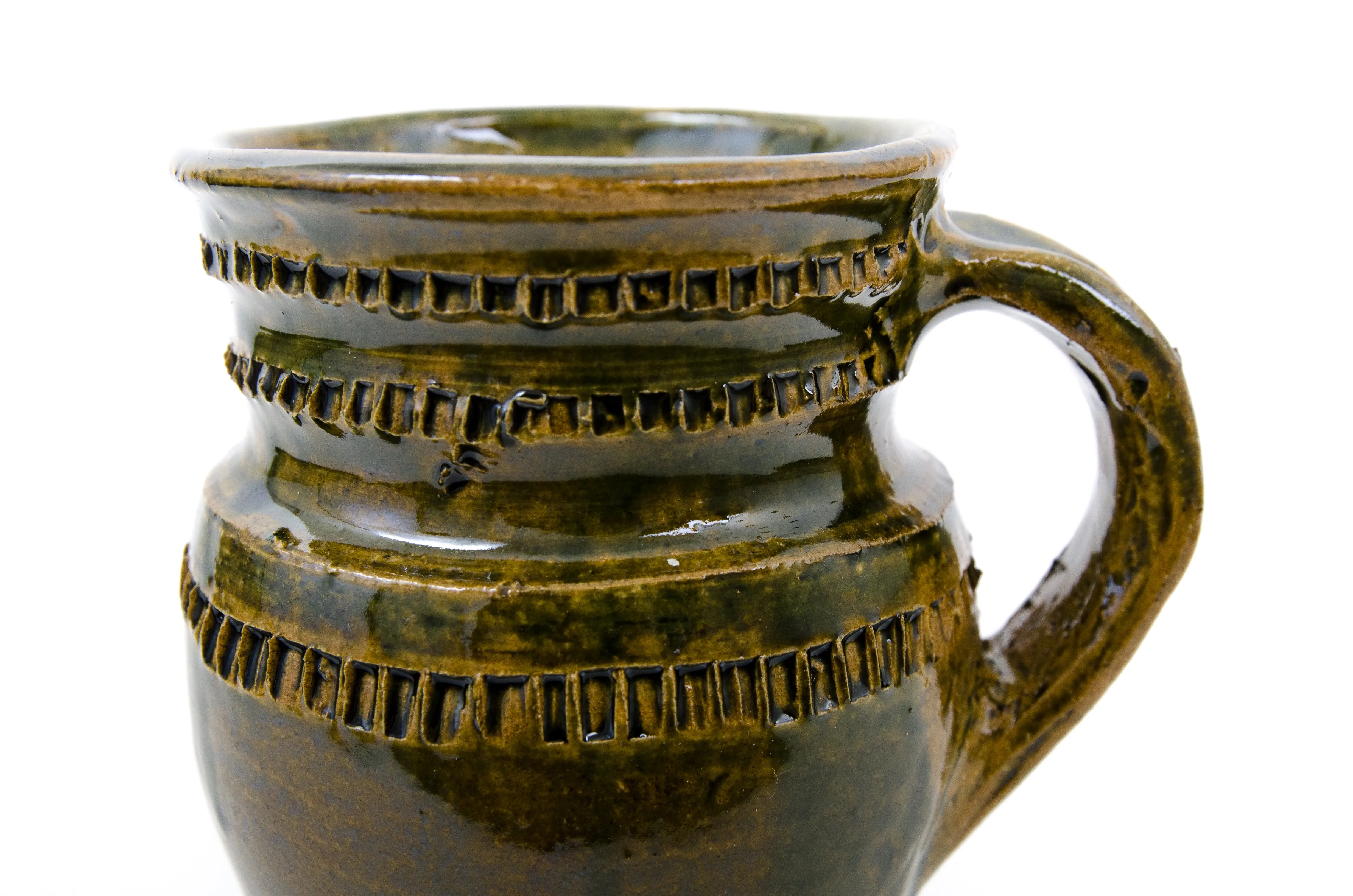 Pottery Cup with Handle