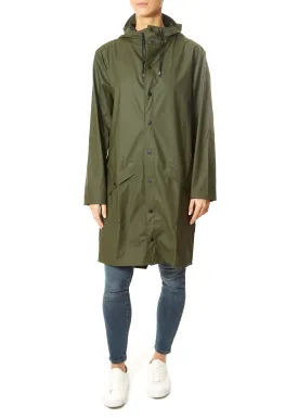 Rains Green 'Long Jacket'