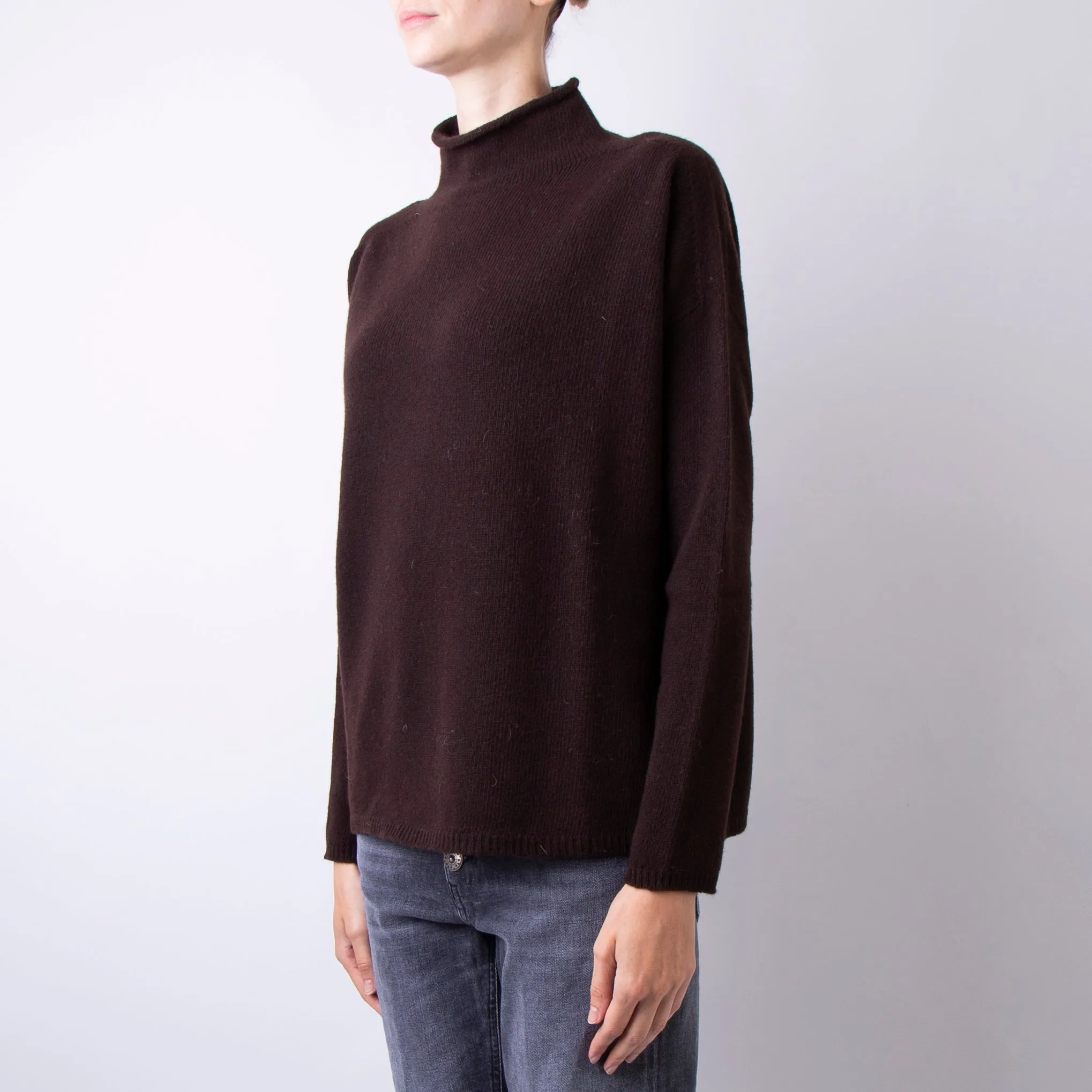 ROBERTO COLLINA SWEATER A20406 08 BROWN