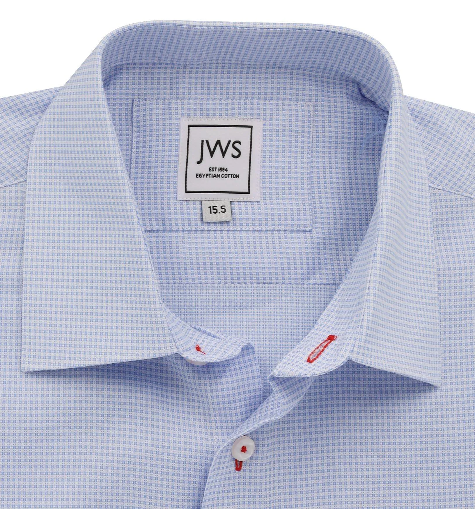 Sky Blue  Micro Dobby weave Non Iron Egyptian Cotton Dress Shirt