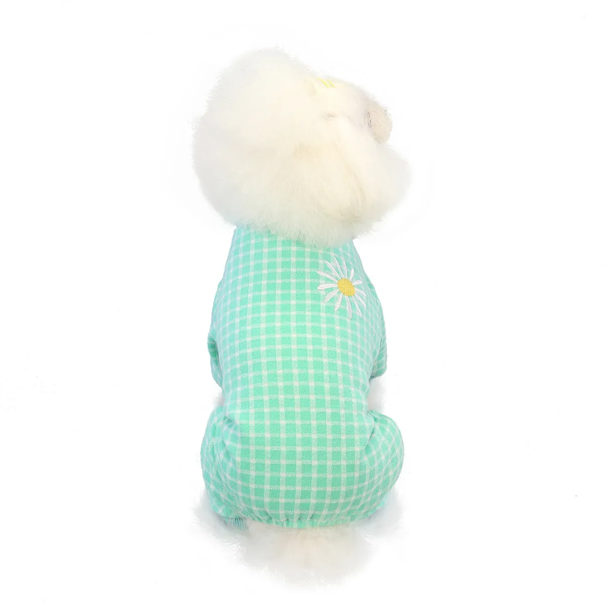 Small Dog Plaid Winter Homewear Pet Clothing