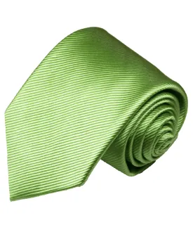 Solid Green Silk Necktie