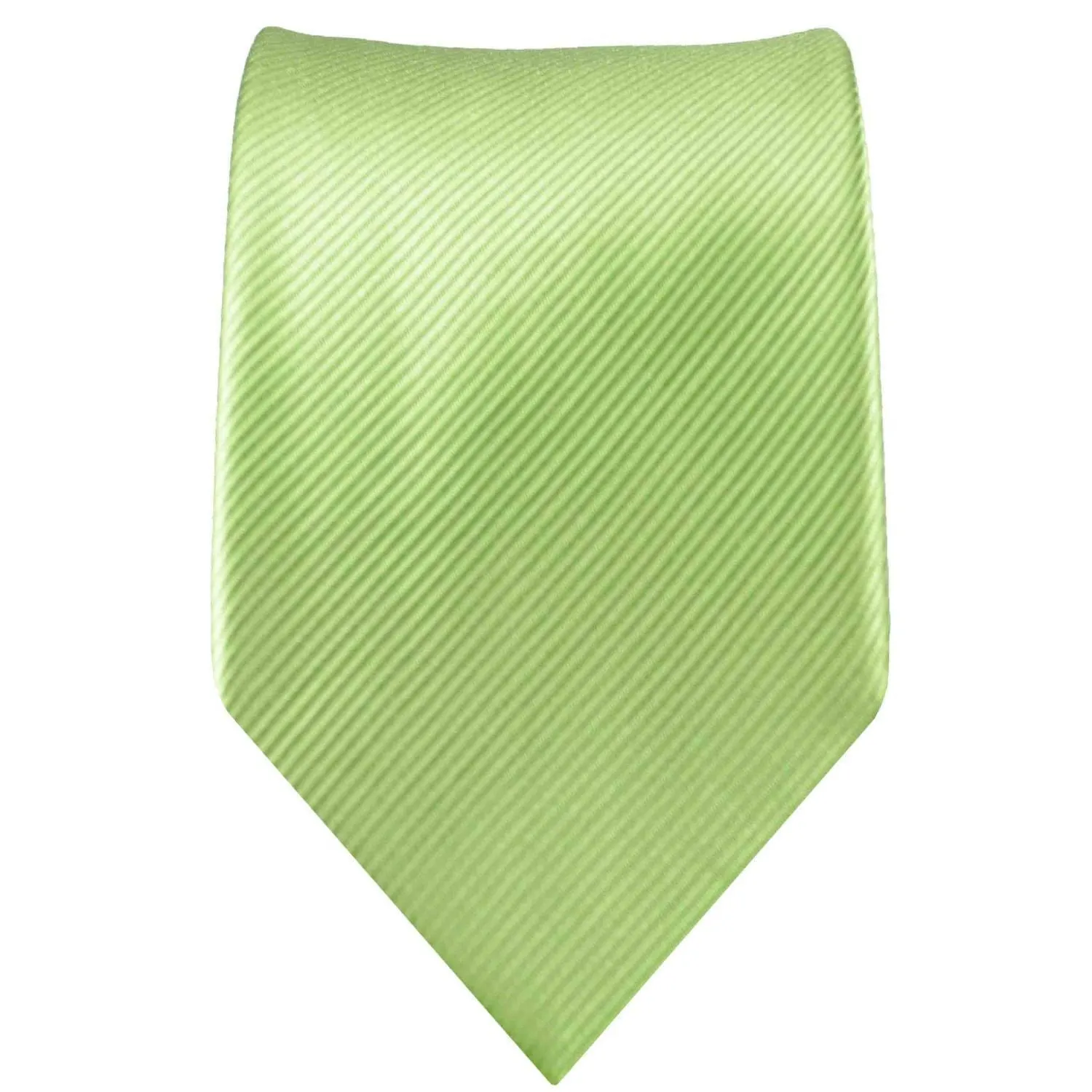 Solid Green Silk Necktie