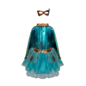 Super-Duper Tutu/Cape/Mask Teal Copper