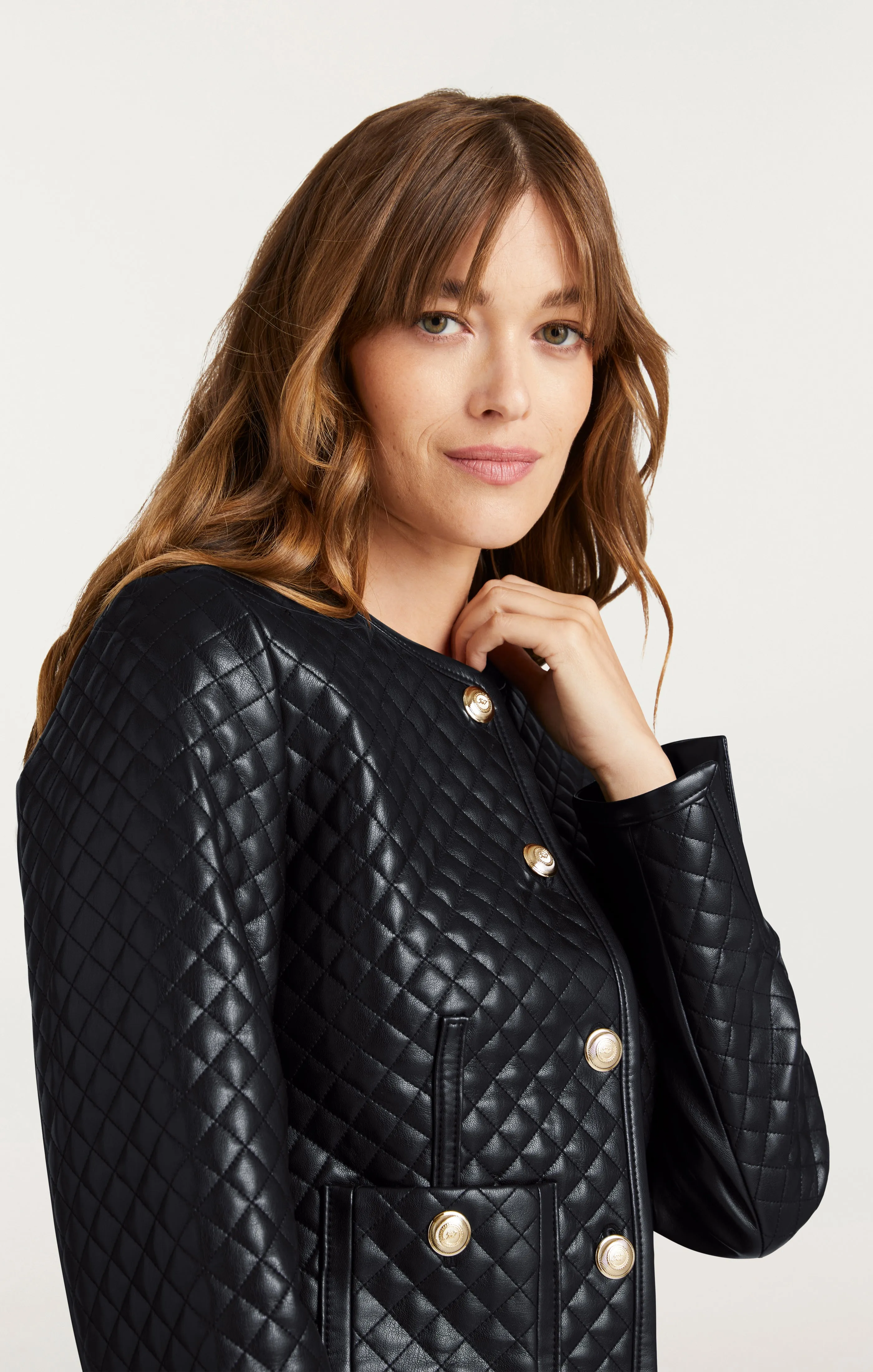 Vegan Leather Brooke Jacket