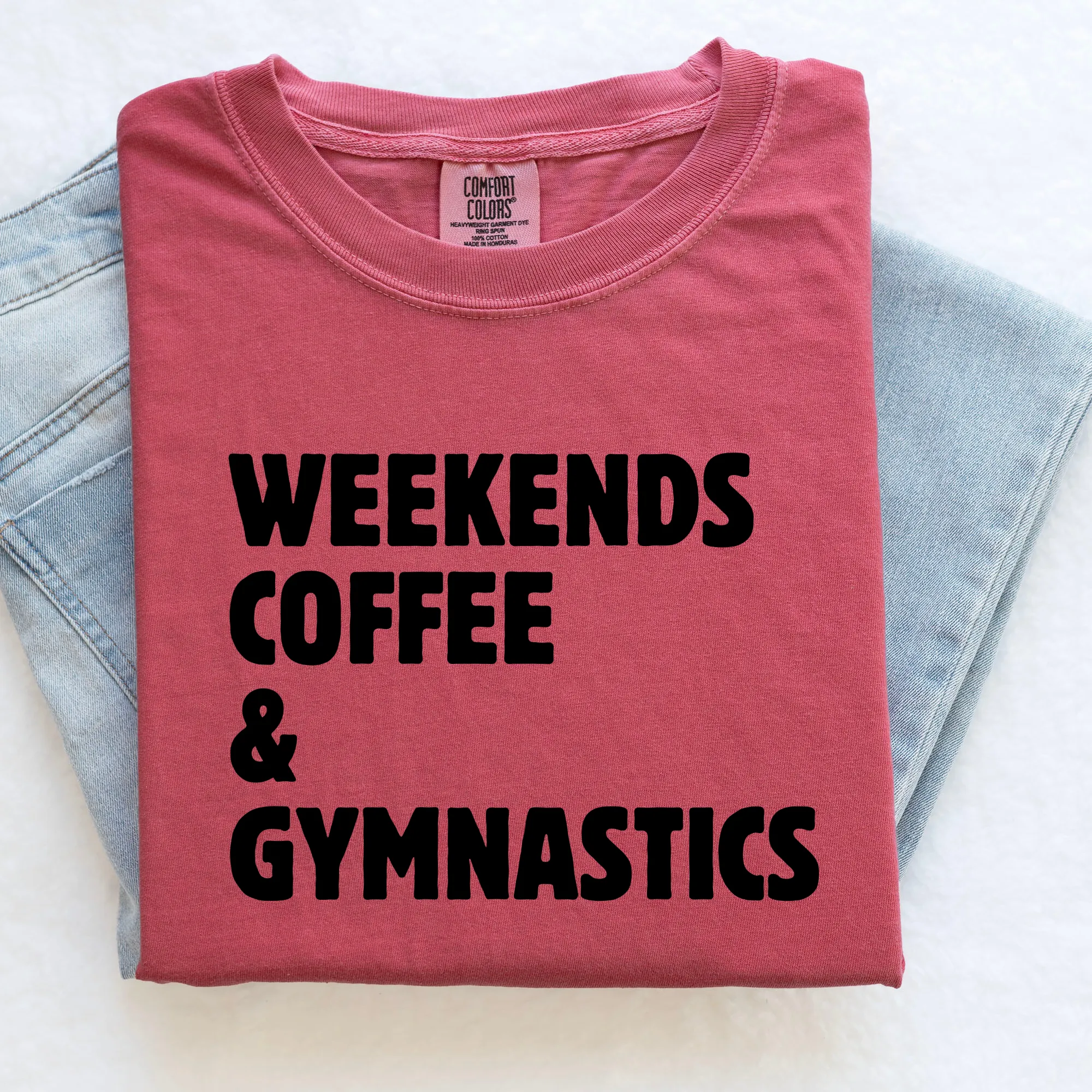 Weekends Coffee & Gymnastics Shirt