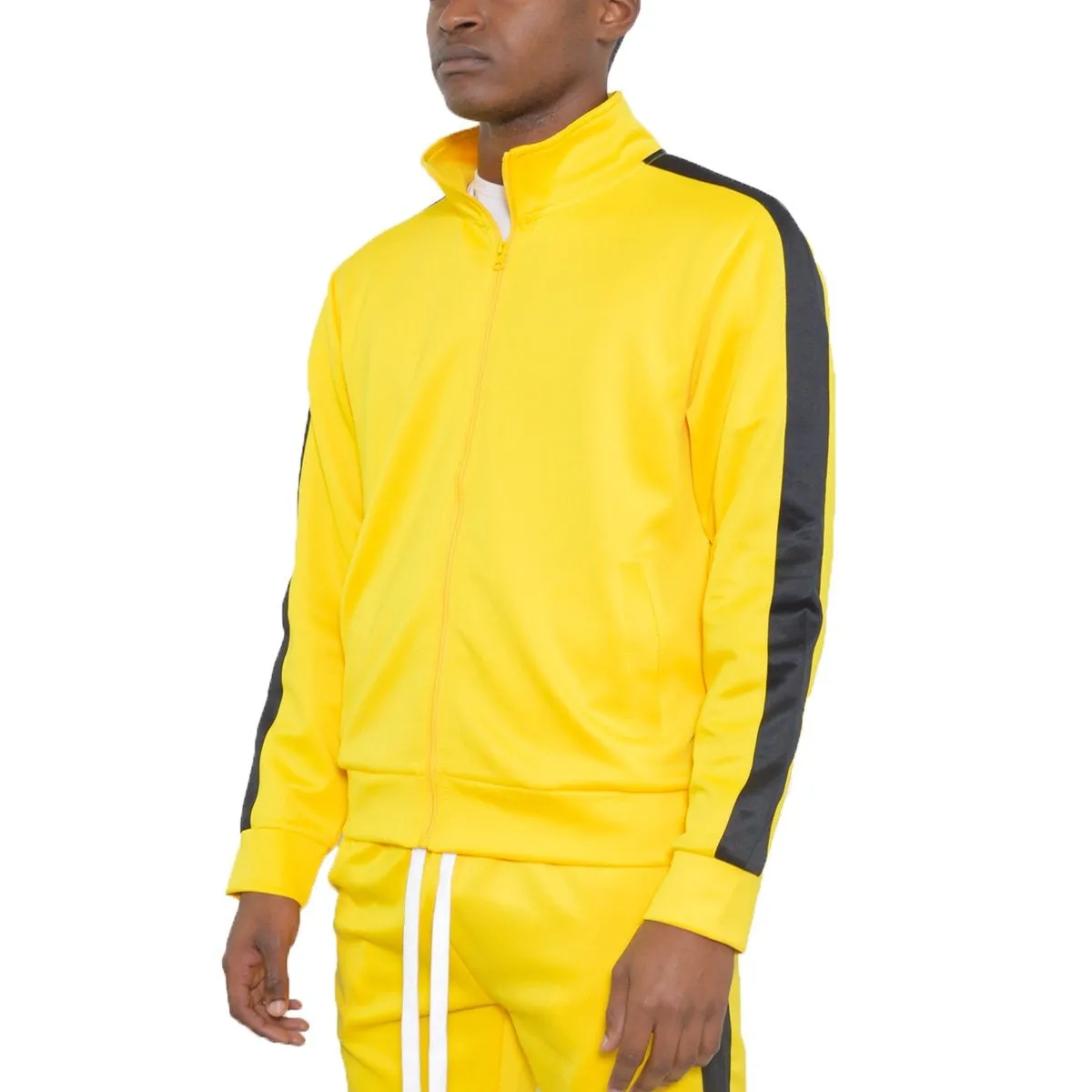 Yellow Stripe Track Jacket